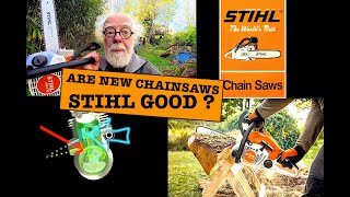 Are NEW Chainsaws STIHL Good ? - 'Prof' Simon