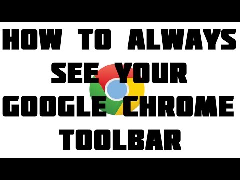 How to Always See Your Google Chrome Bookmarks / Favorites Bar - YouTube