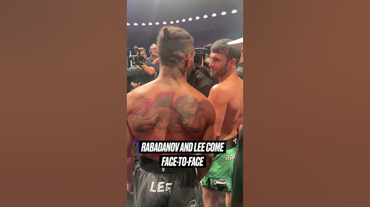 Gadzhi Rabadanov and Kevin Lee come face-to-face for the first time. June 20th 8pm ET on ESPN