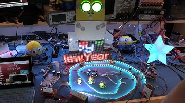 Final demo video for the Internet of Holiday Lights - Party Time