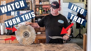 Turning A Saw Blade Into A Knife | JIMBOS GARAGE