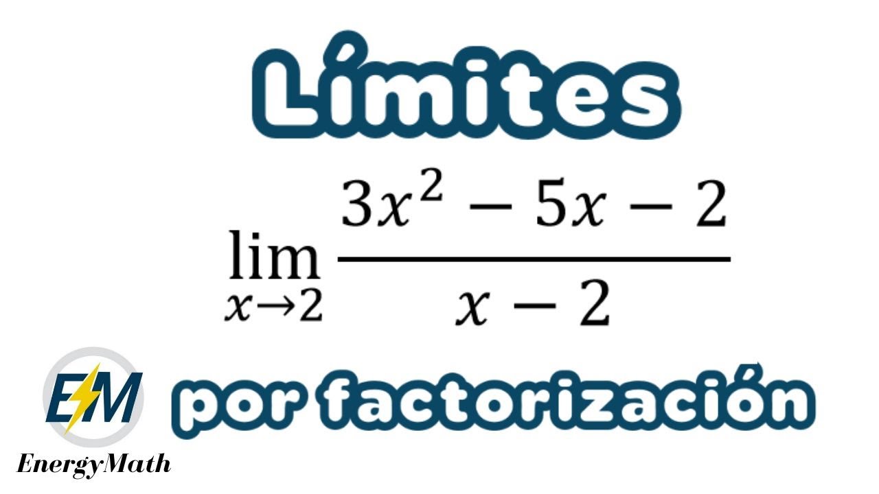 Solución de límites por factorización / Factor común y trinomio de la