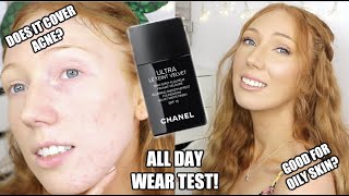 Chanel Ultra Le Teint Velvet Foundation  First Impression & All Day Wear  Test 