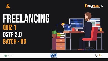 Freelancing Quiz 1 batch 5 2023 solution #digiskillspk #quiz1 #batch5 #freelancing #vu