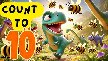 Dinosaur Counting Song 🦖 | Count to 10 with Dinosaurs | Fun Kids Learning