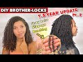 Brother’s DIY Microlocs Update | PART 2 | 1.5 YEARS w/ BROTHERLOCKS | How to wash mature locs