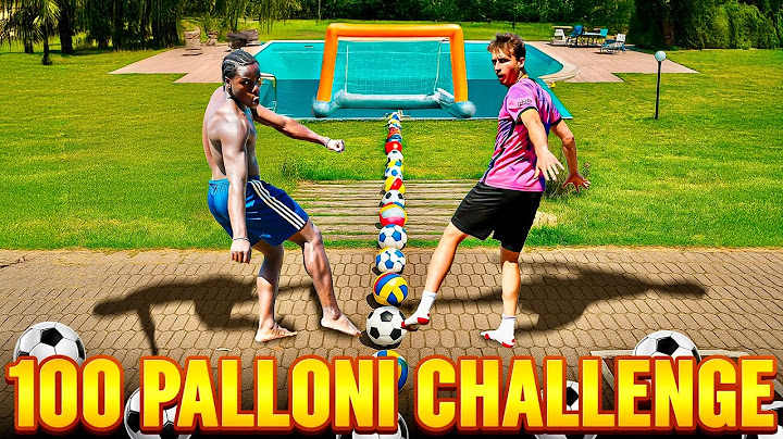 100 PALLONI CHALLENGE IN PISCINA! w/PIRLASV 💦⚽️