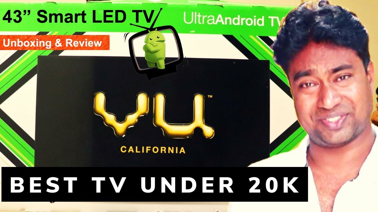VU Ultra Android Smart LED TV 43 inches | Unboxing and Review | Best TV under 20k