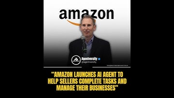 Amazon Just Launched a Powerful AI Agent for Sellers | Big E-Commerce Update
