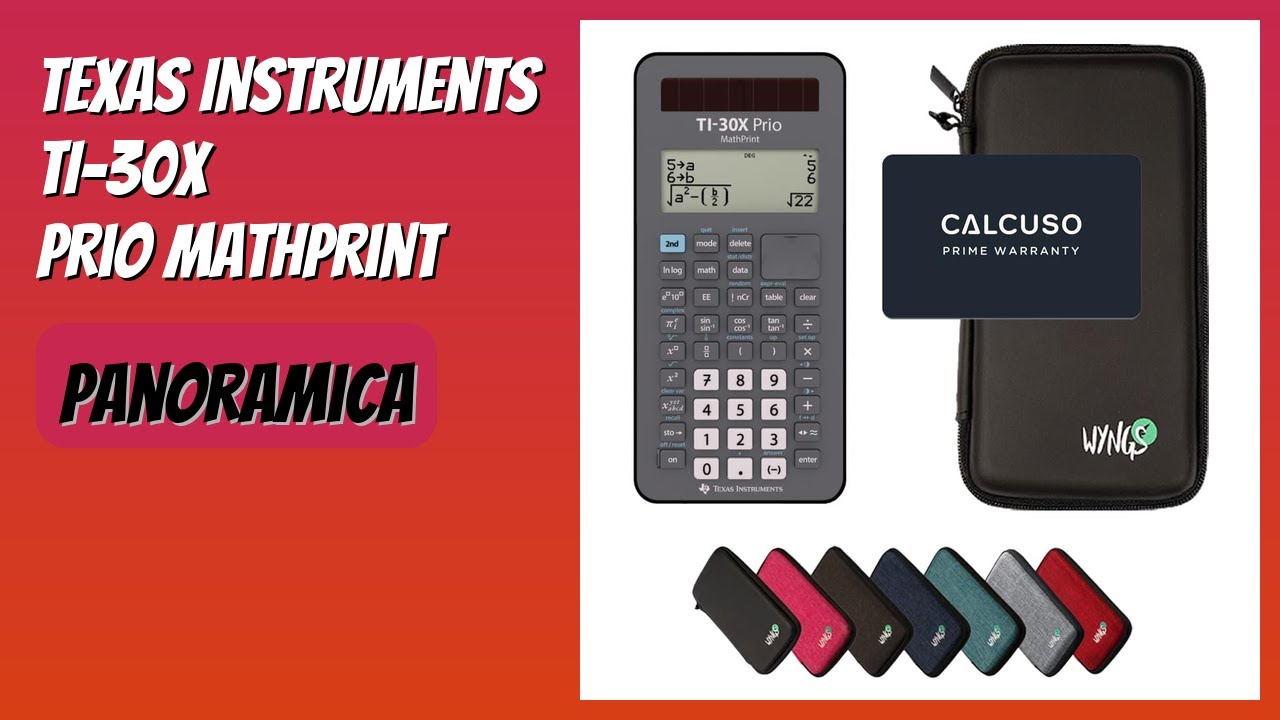 Cogenro Mathprint RECENSIONE (2025) : Texas Instruments TI-30X Prio MathPrint. DETTAGLI ...