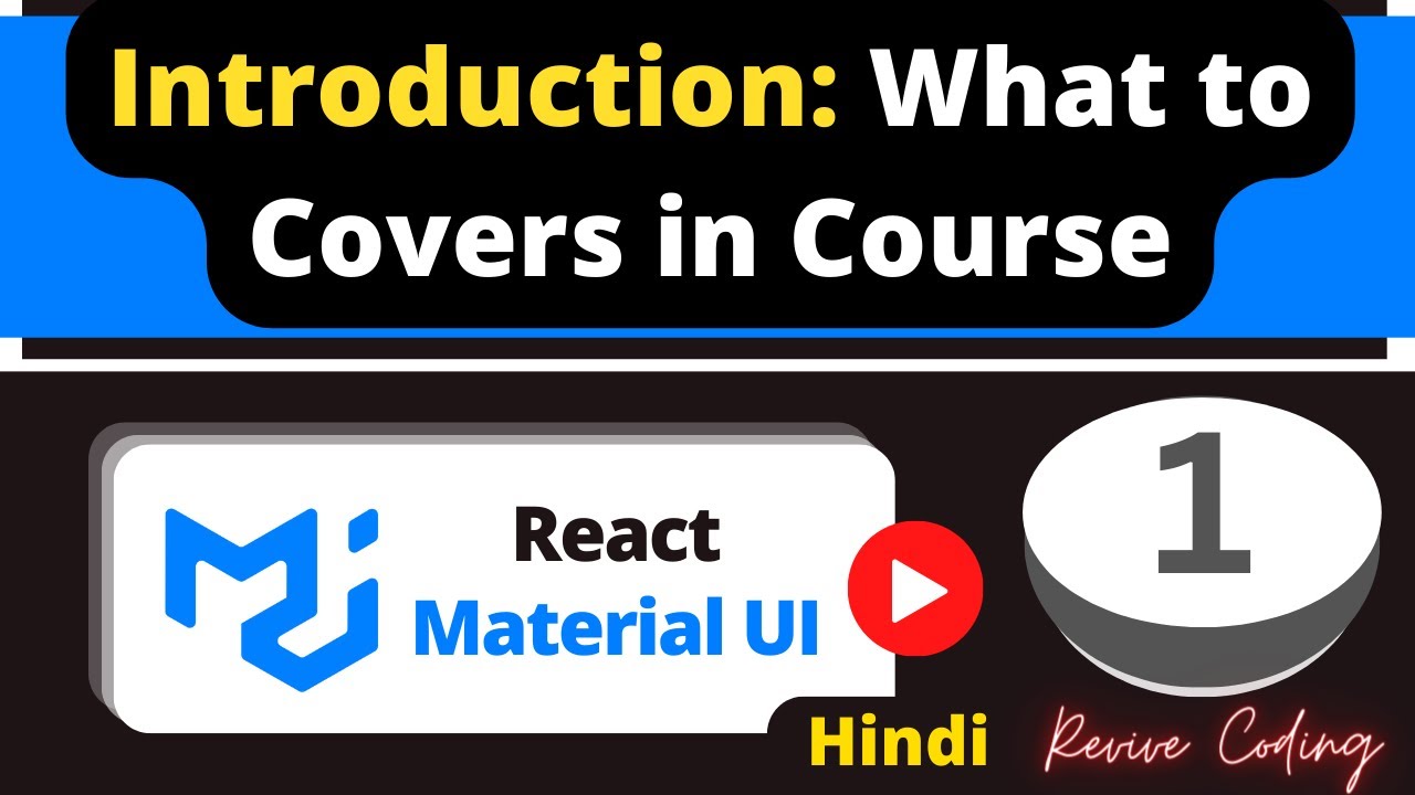 React Material UI #1 : Introduction - YouTube