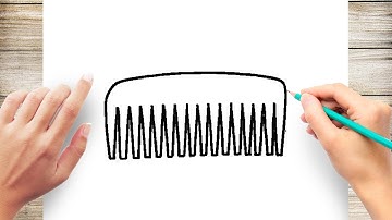 How to Draw Comb Easy