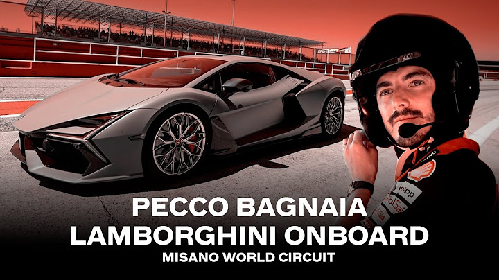 Pecco Bagnaia - Lamborghini Revuelto Onboard at Misano World Circuit