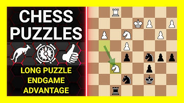 Chess Puzzles to Practice. Themes: Long puzzle, Endgame, Advantage. Learn Chess