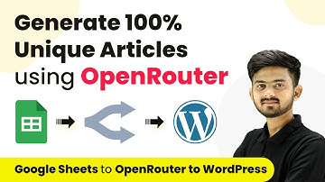 How to Generate 100% Unique Articles using OpenRouter (within a Minute)