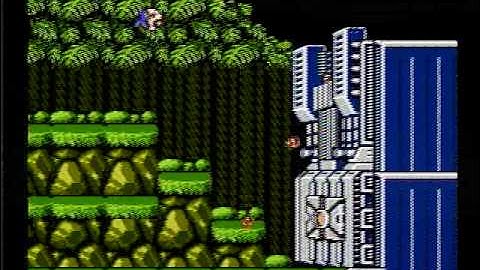 Contra with Game Genie on NES Invincibility :D :D :D
