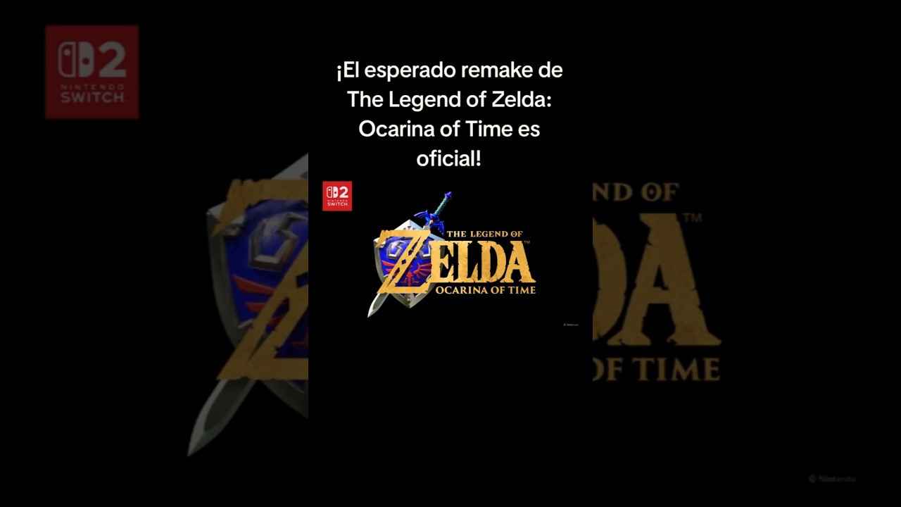 ​¡El rey ha vuelto! Mira el tráiler oficial de Zelda Ocarina of Time Remake 🛡️