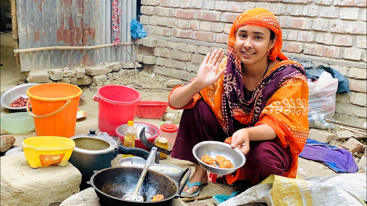 রোজার মাসে ইফতারি রান্না করছি খোলা আকাশের নিচে🐸👍
