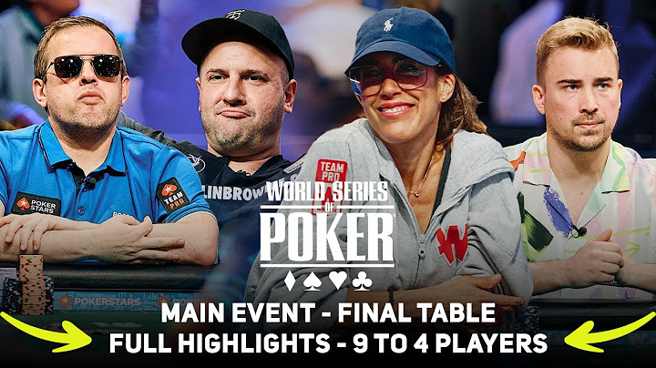 World Series of Poker Main Event 2025 FINAL TABLE HIGHLIGHTS! $10,000,000 FIRST PRIZE
