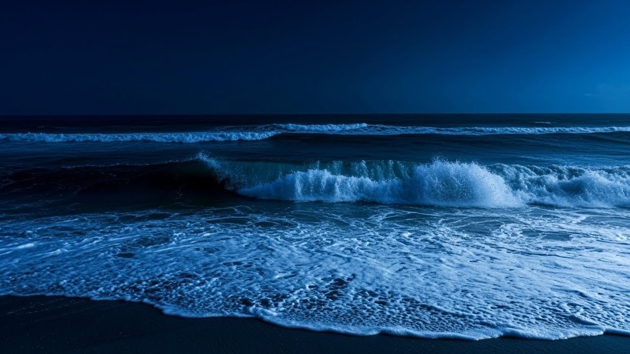 Ocean Ambience for Total Tranquility | Insomnia Relief (Black Screen)