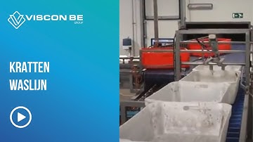 Kratten waslijn - Crate washing line - Delavi Tielt