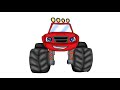 How To Draw Blaze And The Monster Machines Shorts How To Draw Blaze And The Monster Machines Shorts