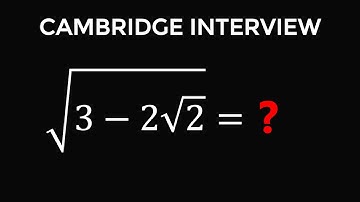Solve this to get into Cambridge