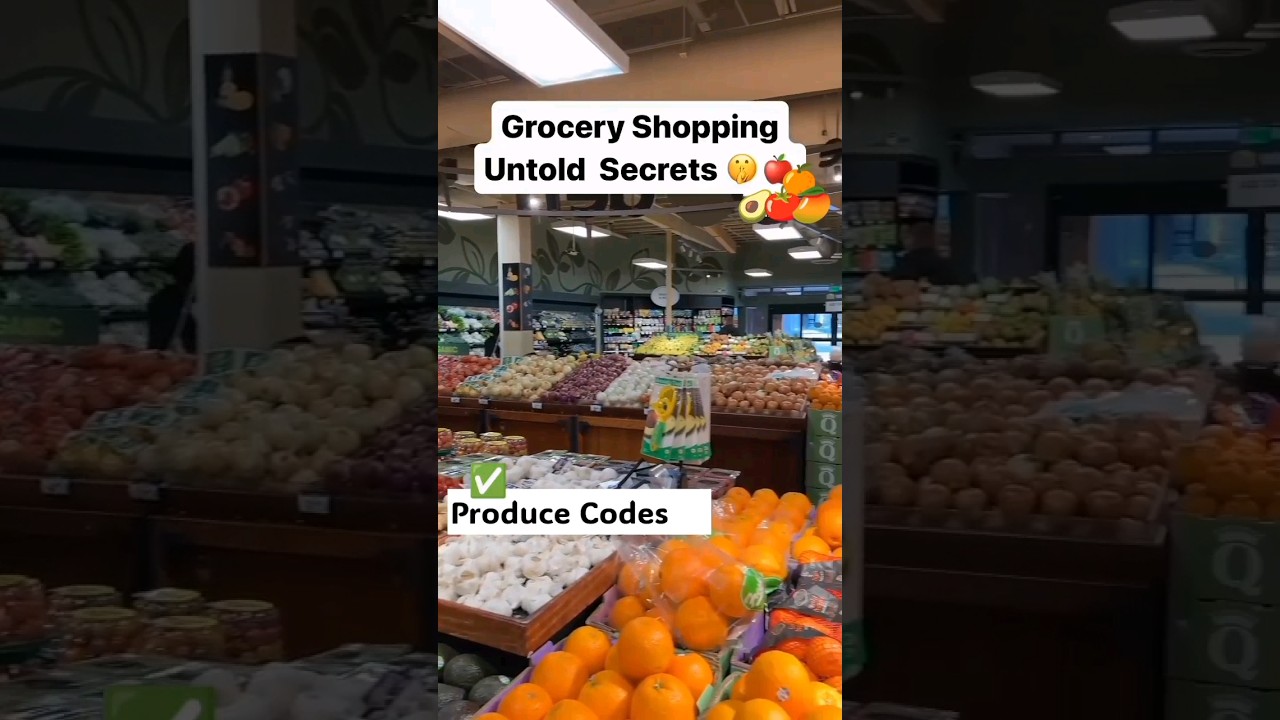 Grocery Shopping Secrets| What  Does the Produce Codes Mean?