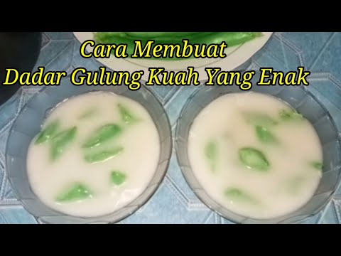 Tutorial Memasak Cara Membuat Dadar Gulung Kuah Yang Bergizi Tinggi