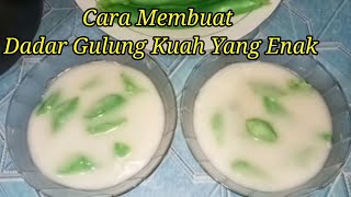 Cara Membuat Dadar Gulung Kuah