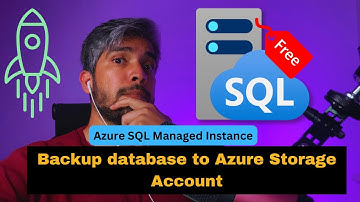 Azure SQL Managed Instance : Backup database to Azure Storage Account
