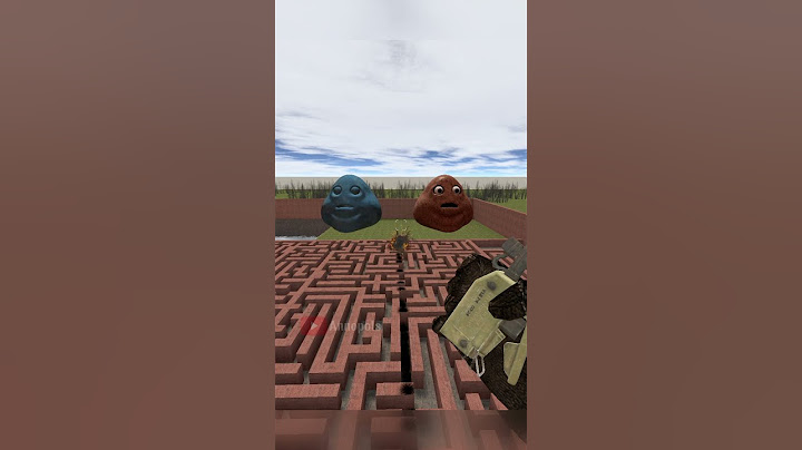 Giant POU vs POU in Maze 😱#shorts #gmod #garrysmod #shortvideo #shortsfeed