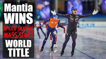 Joey Mantia Wins Third Mass Start Speed Skating World Title Becoming World Champion