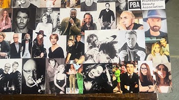 Up-Close view of Legends of American Hairdressing Collage