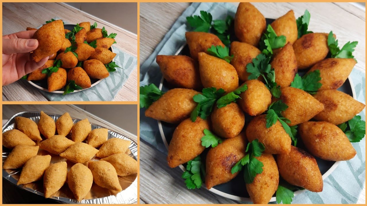 #كبة_السميد المقلية وطعمة ومذاق بشهي 😘😘 واطيب من المطاعم بكتير 😋جربوها