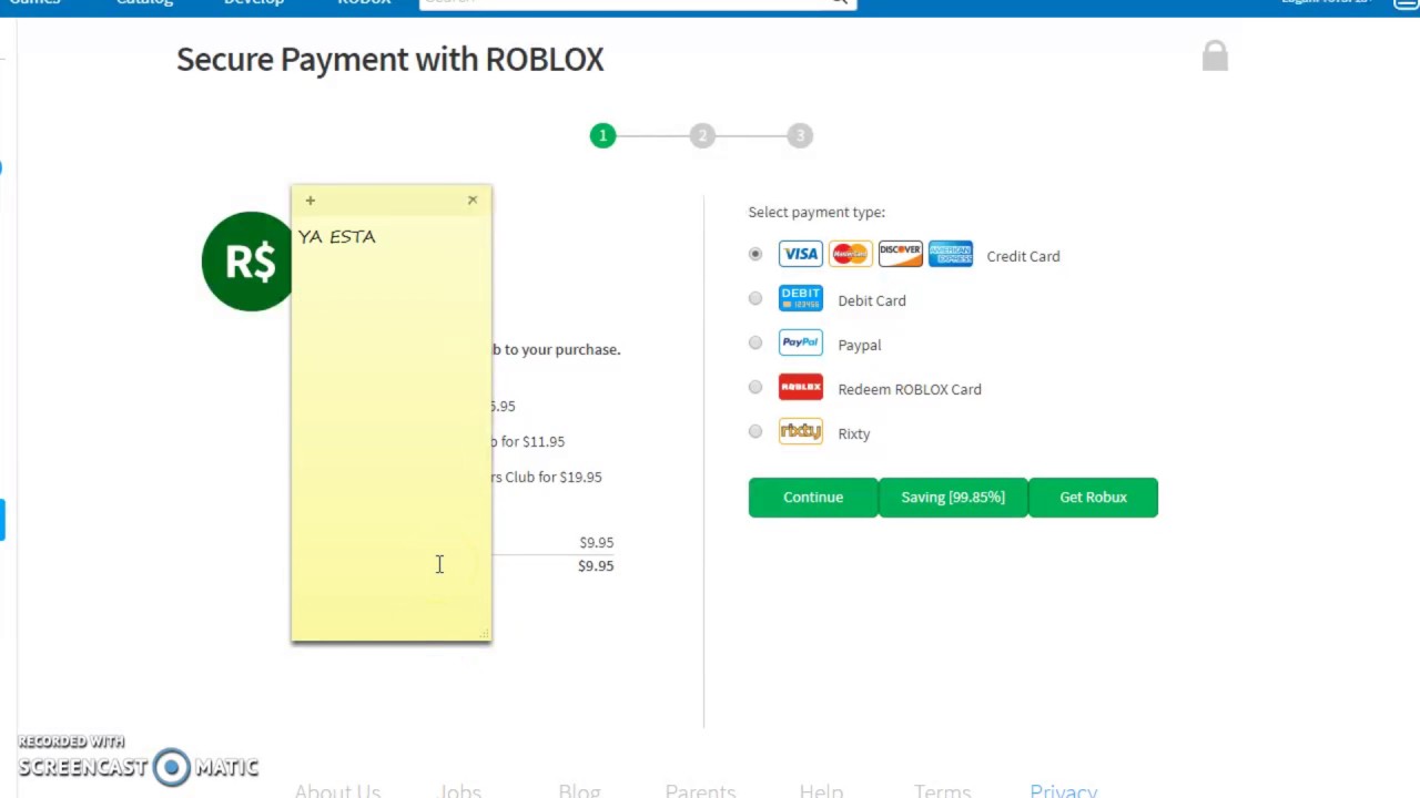 UN POCO DE HACK DE ROBUX - YouTube