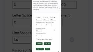 dummy text generator | #dummy_text_generator