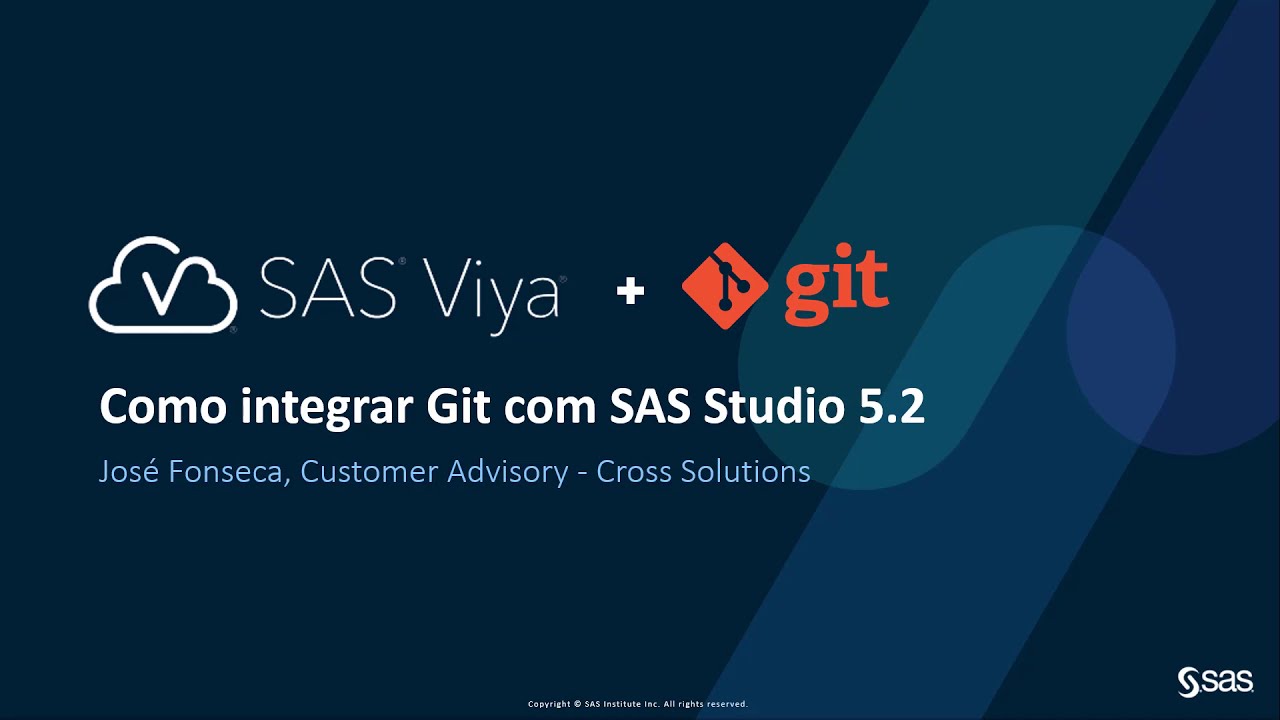 Como integrar Git com SAS Studio 5.2 - YouTube