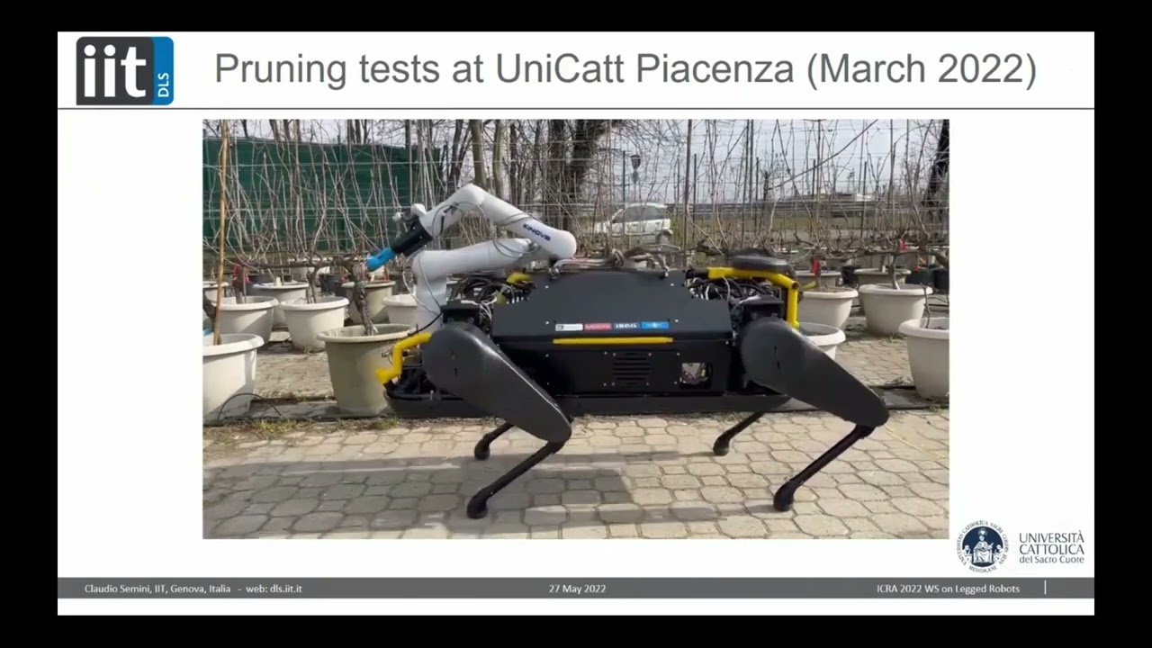 [02] C. Semini, 6th Workshop on Legged Robots ICRA'22
