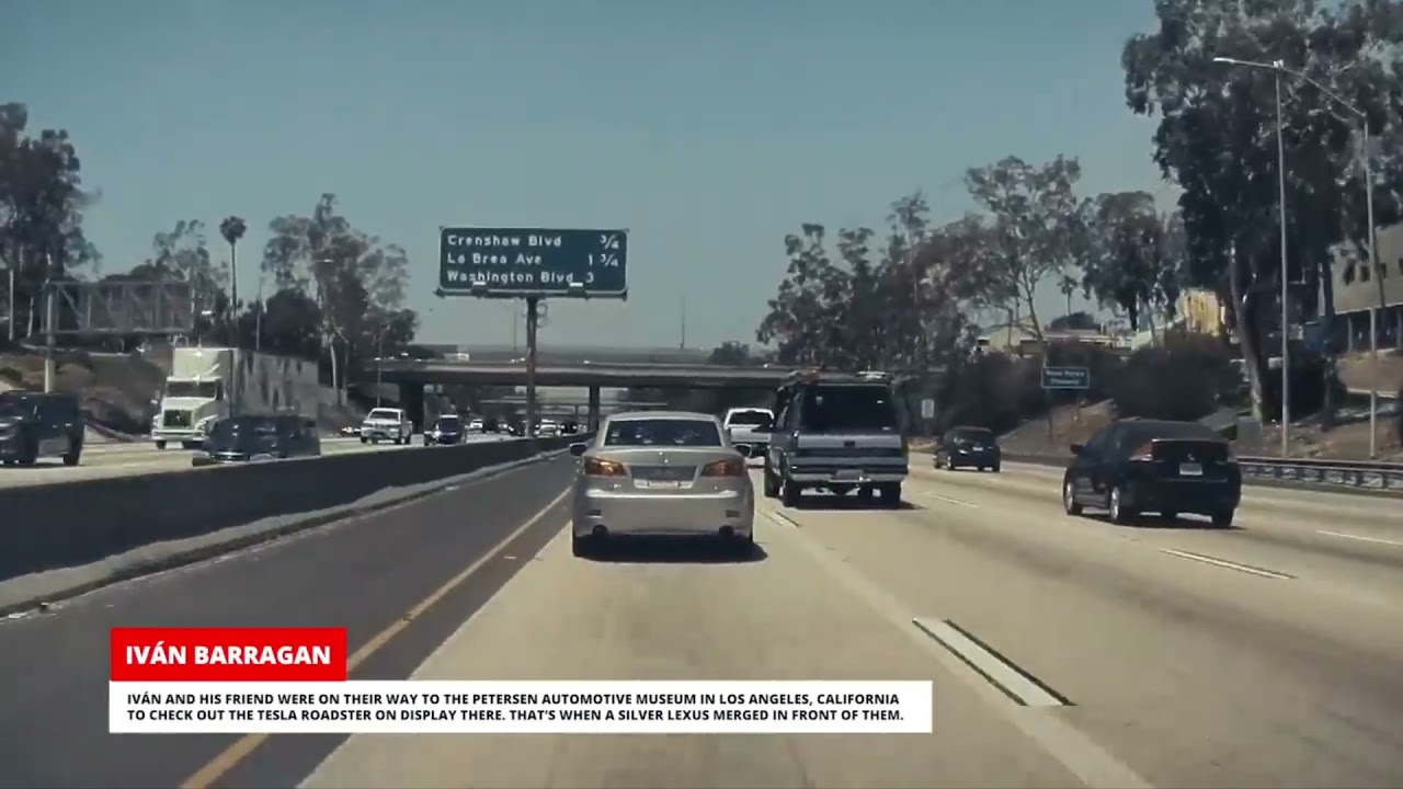 Lexus IS Crash Not Paying Attention!