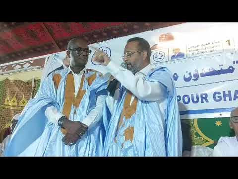 منسق كوركول لحزب الإنصاف في مهرجان نظمه الإطار الشيخ يب ولد الشيخ محمد فاضل