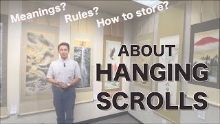 About Hanging scrolls