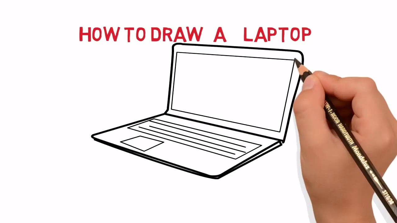 Unique Draw On A Sketch Book To A Computer with simple drawing