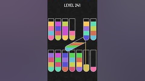 Water Sort Puzzle Level 241 Walkthrough Solution Android/iOS 💦