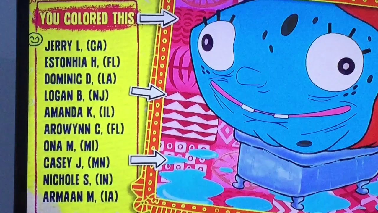 You Bring The Color Theme Song (There's A Sponge In My Soup) - YouTube