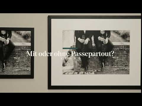 Mit Oder Ohne Passepartout Verno Rahmen Youtube