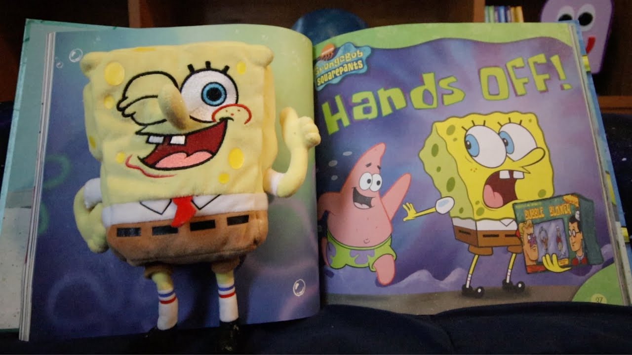 SpongeBob Squarepants Book: Hands Off! Story Read Aloud - Silly Fun Nickelodeon Storytime Audiobook