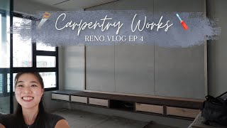 CARPENTRY WORKS I 4 ROOM HDB RESALE 🏠 I RENO VLOG EP 4