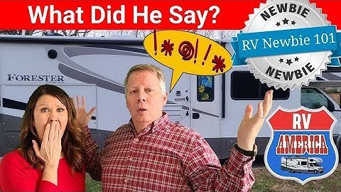 Here are some RV Terms Every Newbies Should Know - RV Newbie 101