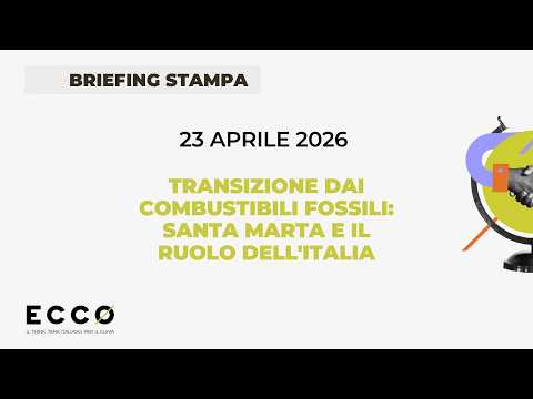 Italy's Role in the Global Transition from Fossil Fuels